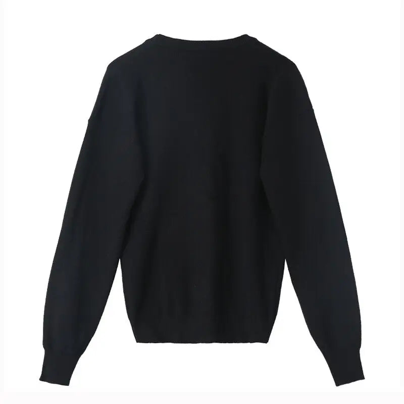 Thick Mushroom 3D applique Black Oversize Sweatshirt