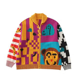 Thick Warm Design Cartoon Knitted Sweater