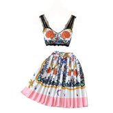 Top bra and skirt Baroque Suit