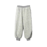 Urban Striped Thick Fleece Jogger Sweatpants Grey / S