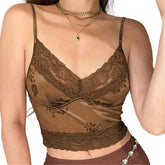 Vintage Coquette Lace Up Spandex Cotton Top