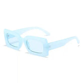 Vintage Square Rectangular Frame Sunglasses UV400