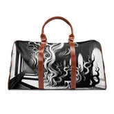 Waterproof Gothic Victorian Travel Bag in Black and White