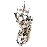 Waterproof Plum Blossom Flower Sticker Tattoo