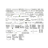 Waterproof Temporary Quotes Tattoo Sticker