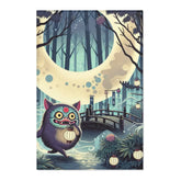 Yokai Art Area Rug with Enchanting Forest Design 24’’ × 36’’