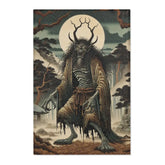 Yokai Scene Area Rug Inspired by Japanese Folklore 24’’ ×