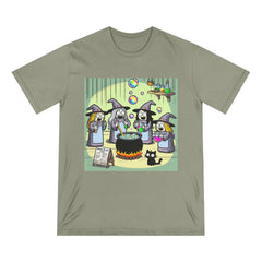 "Enchanting Shadows: Unconventional Halloween T-Shirt"