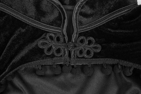 Black Embroidery Cropped