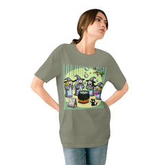 "Enchanting Shadows: Unconventional Halloween T-Shirt"