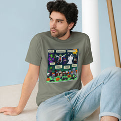 "Whimsical Bewitchment: Classic Halloween Icons T-Shirt"