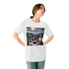 "Enigmatic Shadows: Generic Fright Night - Terror T-Shirt"