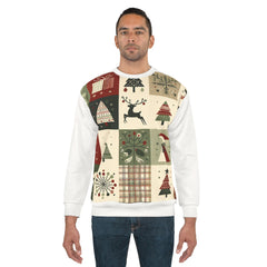 "Enchanted Yuletide Scene - Christmas Sweatshirt"