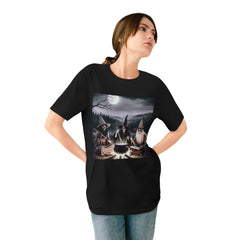 "Enigmatic Shadows: Generic Fright Night - Terror T-Shirt"