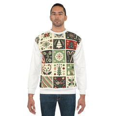 "Enchanting Yuletide Splendor - Christmas Sweatshirt"