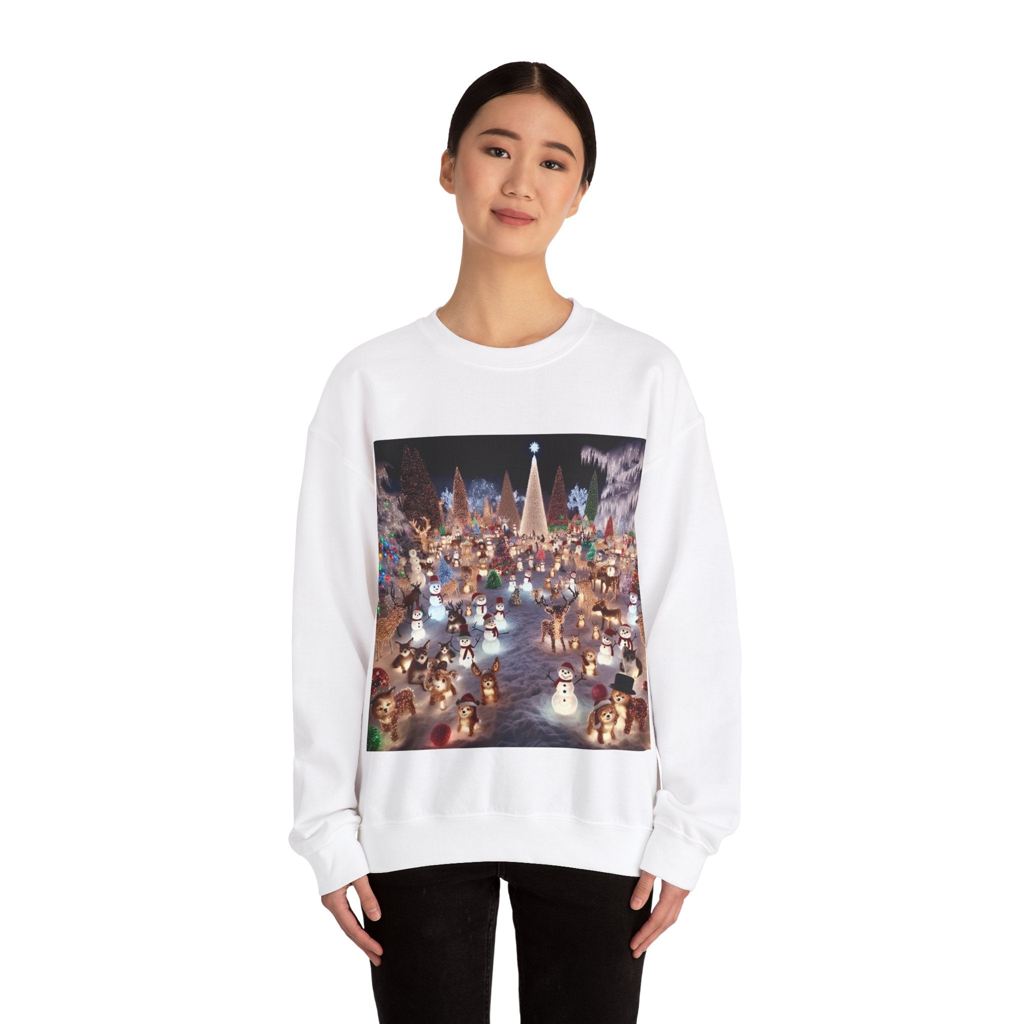 "Enchanted Holiday Delight - Christmas Sweatshirt"