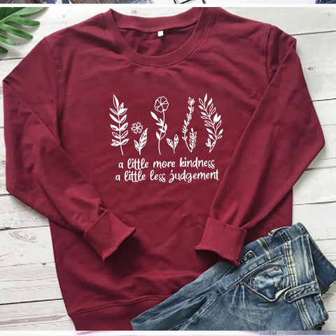 Little Less Judgement Vegan Sweatshirt