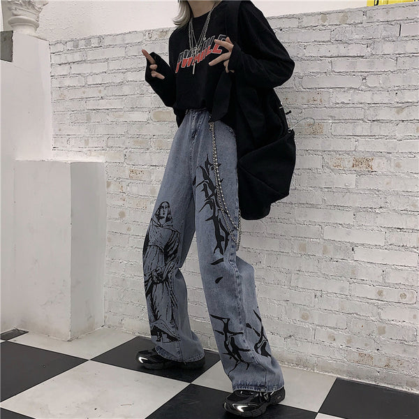 grunge jeans