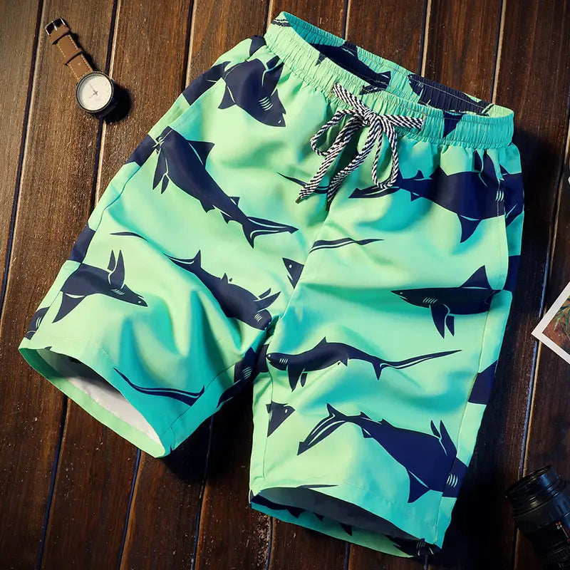 Shark Ocean Waterproof Beach Shorts