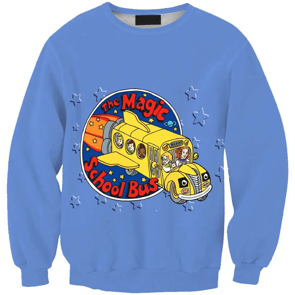 The Magic School Bus Cartoon Sweatshirt