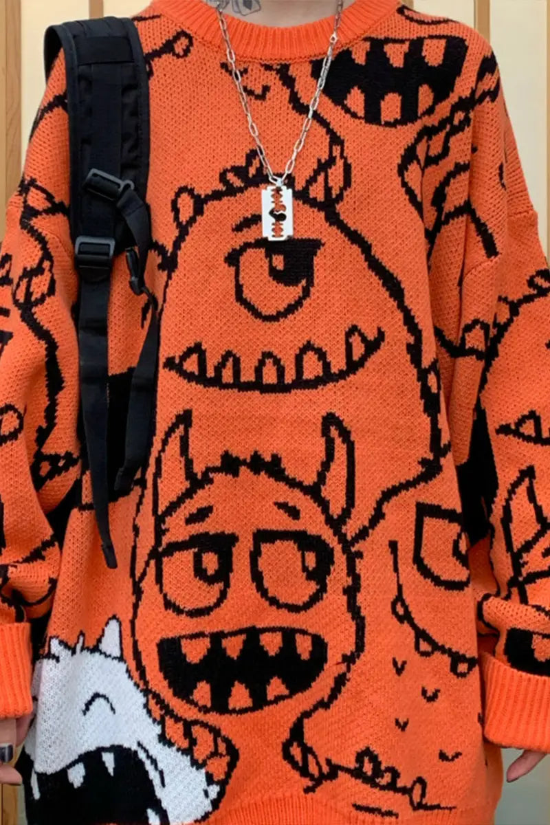 Happy Monsters Knitted Sweater