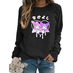 Melody and Kuromi Kawaii Sweatshirt