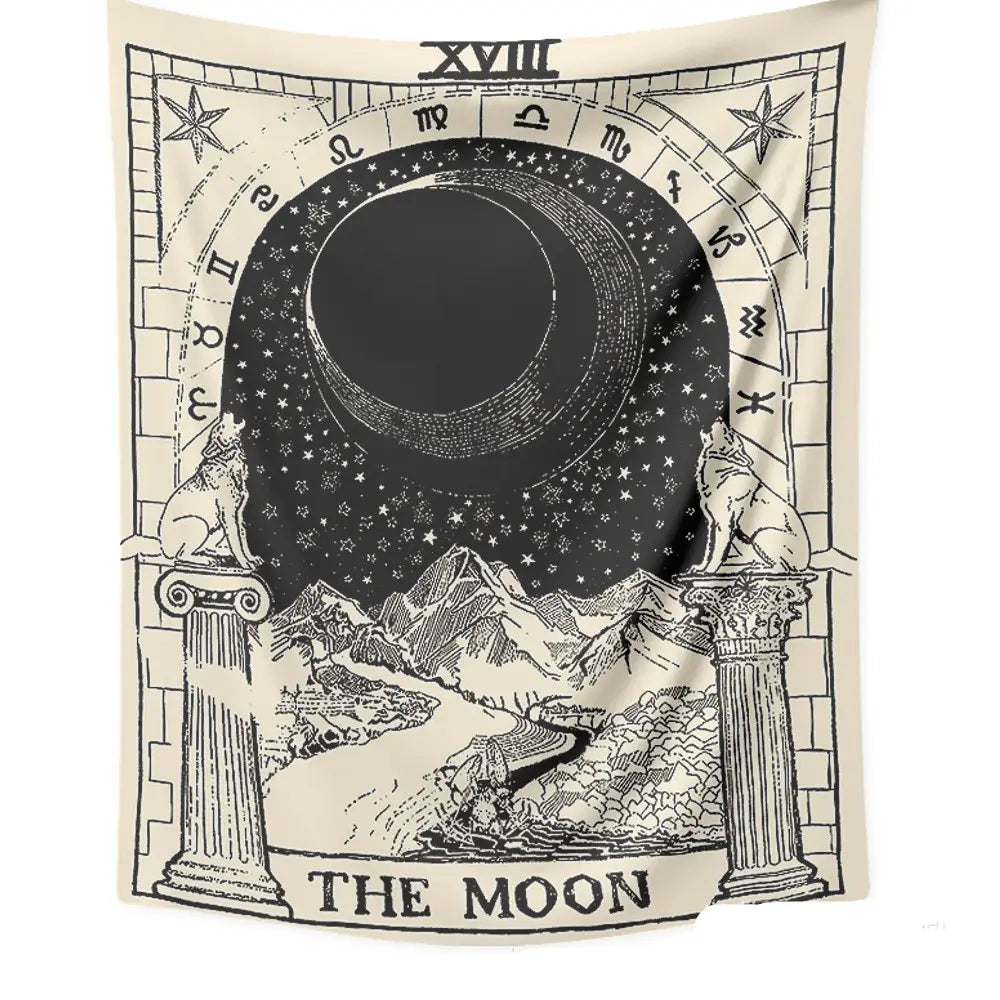 Tarot Card Astrology Tapestry Wall