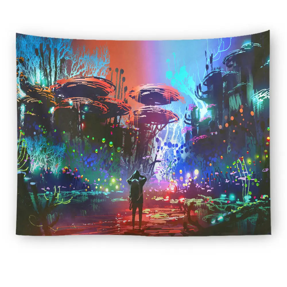 Wood and Forest Artistic Full Color Tapestry