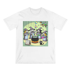 "Enchanting Shadows: Unconventional Halloween T-Shirt"