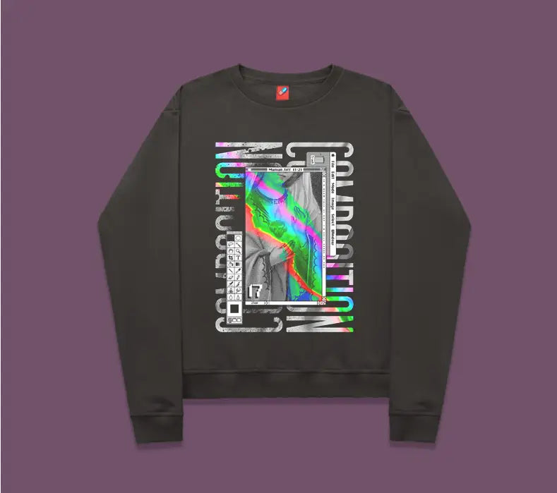 Vaporwave Madonna Heart Sweatshirt