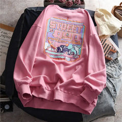 1997 Street Rod Nationals Vintage Sweatshirt Pink / velvet