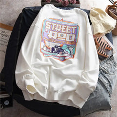 1997 Street Rod Nationals Vintage Sweatshirt White / velvet
