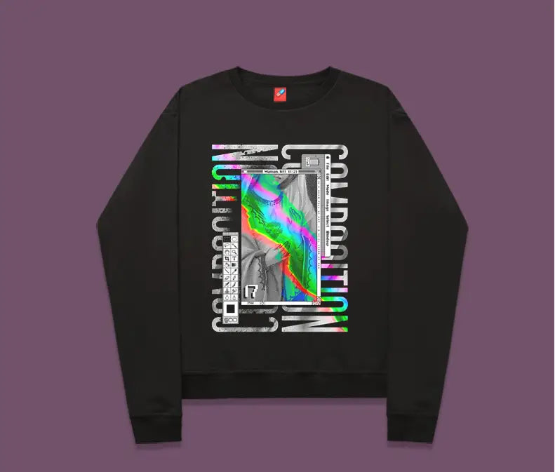 Vaporwave Madonna Heart Sweatshirt