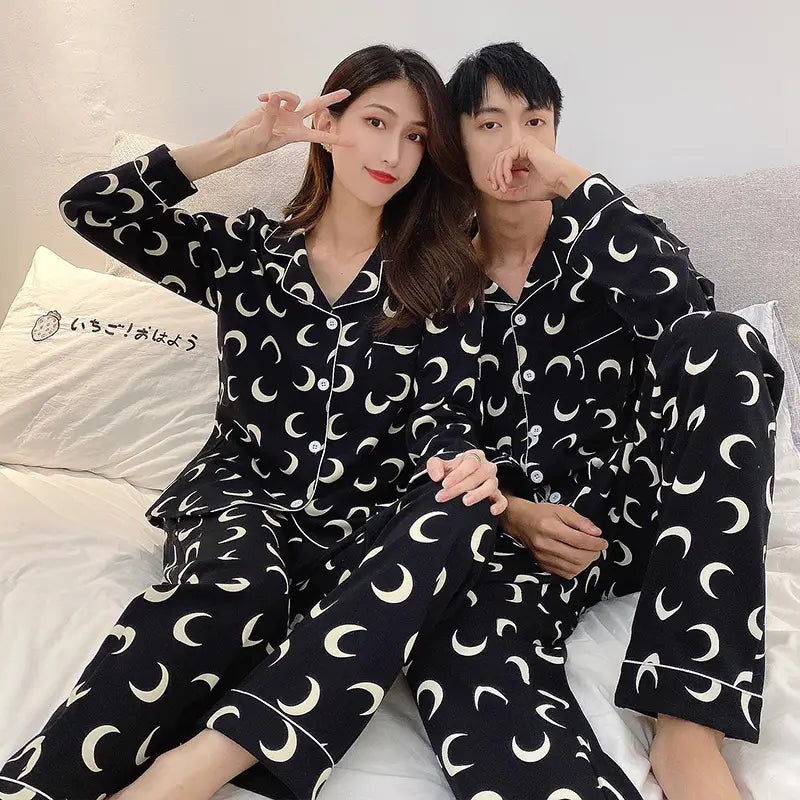 Crescent Moon Pajama Suit