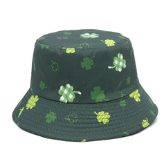 Reversible bucket hats with Turkish Eye print Clover