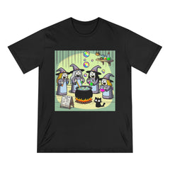 "Enchanting Shadows: Unconventional Halloween T-Shirt"