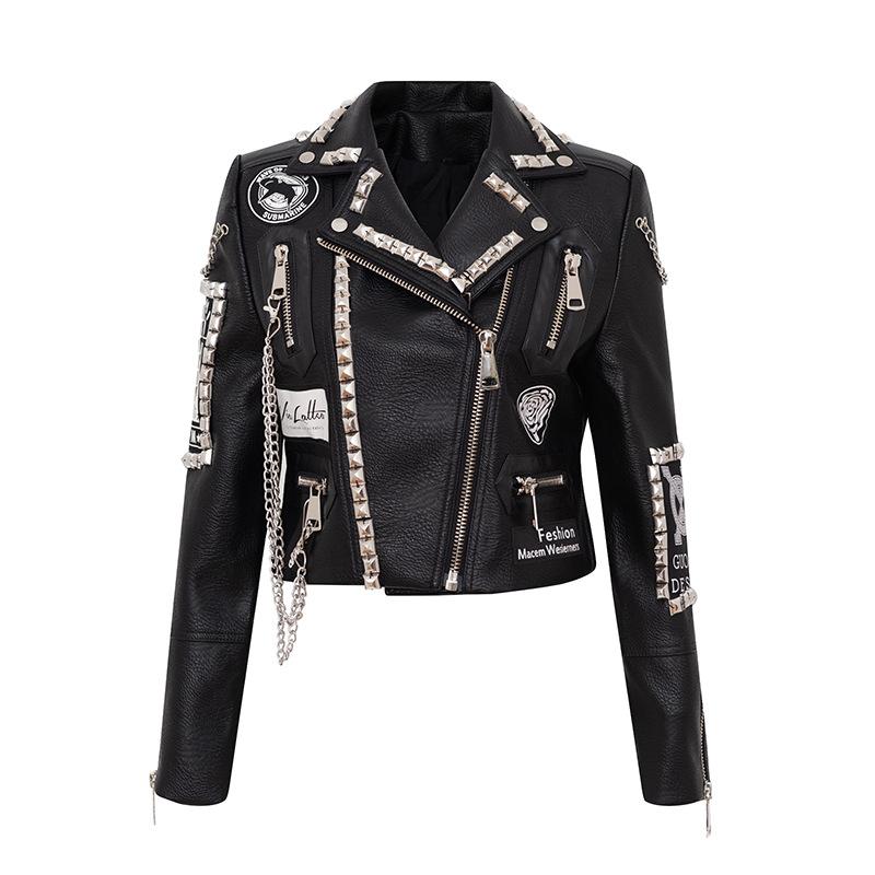 Let's Riot Jacket Motorcycle Vegan