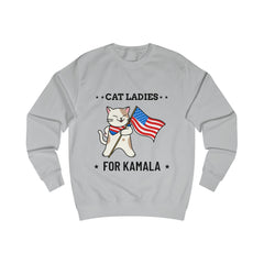 Cat Ladies For Kamala Long Sleeve O Neck Sweatshirt