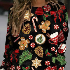 3D Christmas Printing Sweatshirt