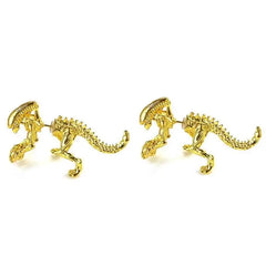 3D Cool Alien Stud Earrings for Everyday Style