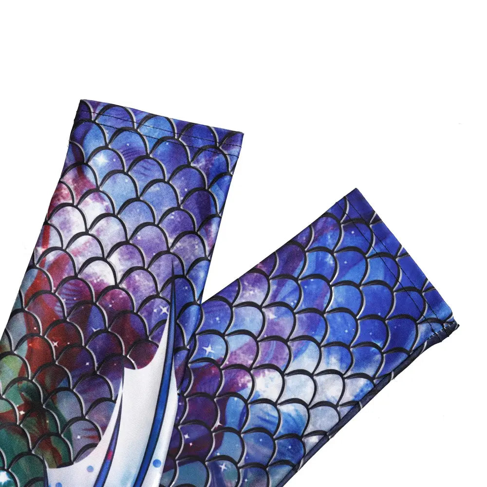 3D Mermaid Fish Scale Print Leggings