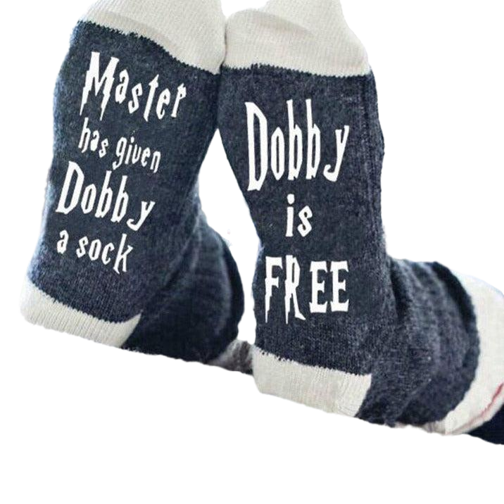 Dobby Knitted Socks - DeepGray - One Size