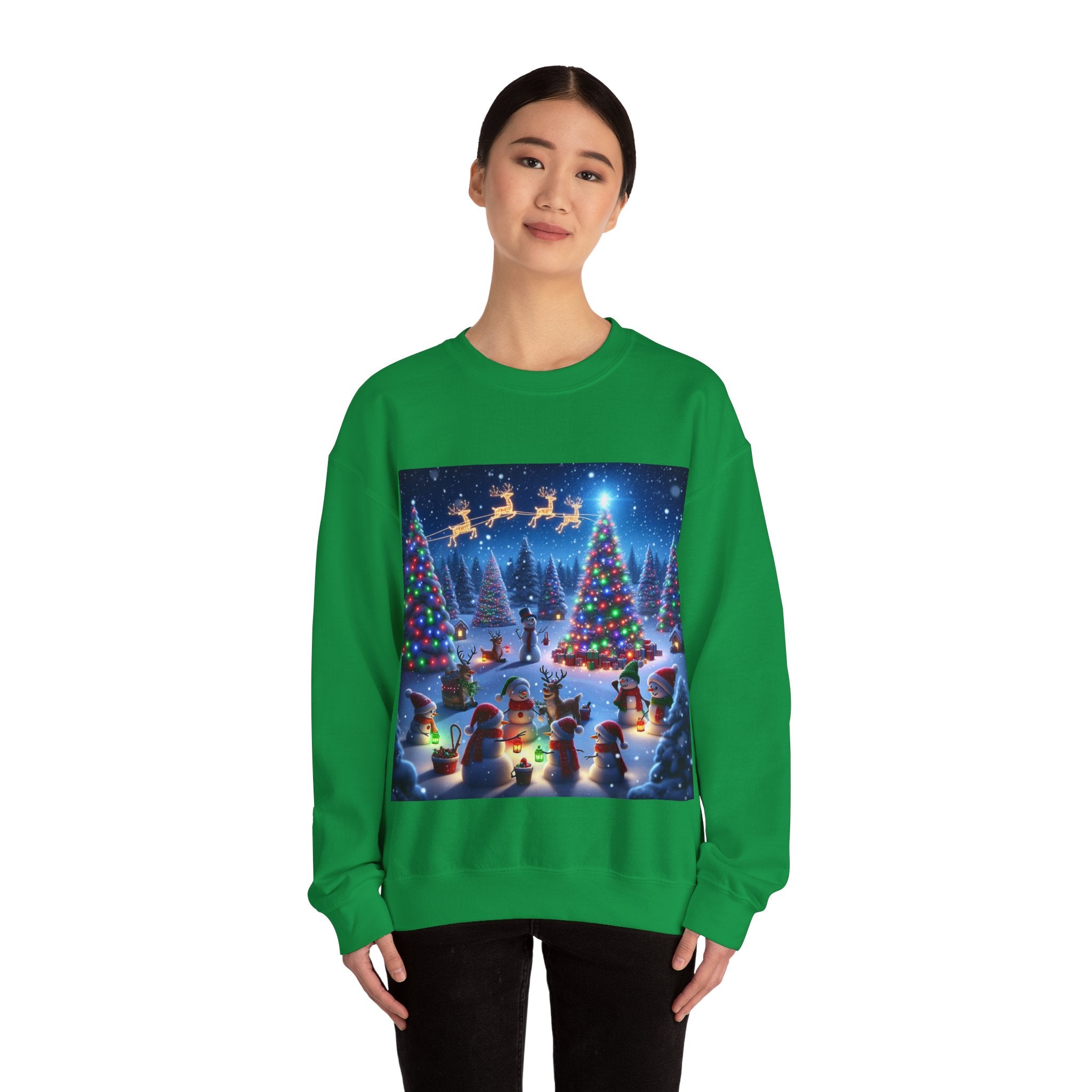 "Jubilant Yuletide Magic - Christmas Sweatshirt"