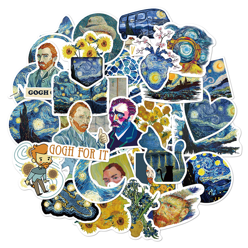 Van Gogh 40 stickers