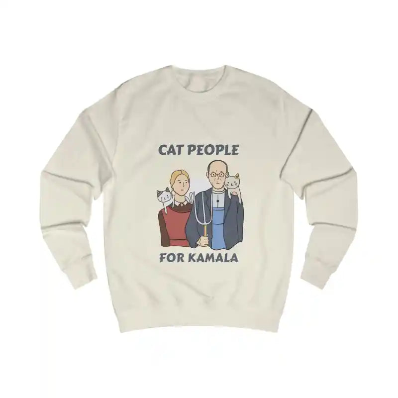 Cat People For Kamala Long Sleeve Sweatshirt