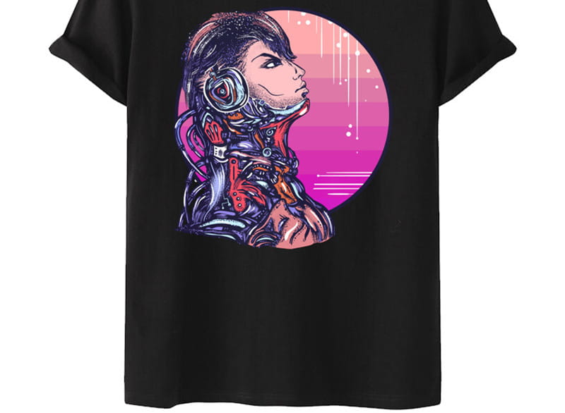 Cyberpunk Warrior T-shirt