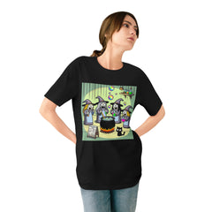 "Enchanting Shadows: Unconventional Halloween T-Shirt"