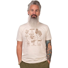Mushroom Botanical Organic Vintage T-Shirt