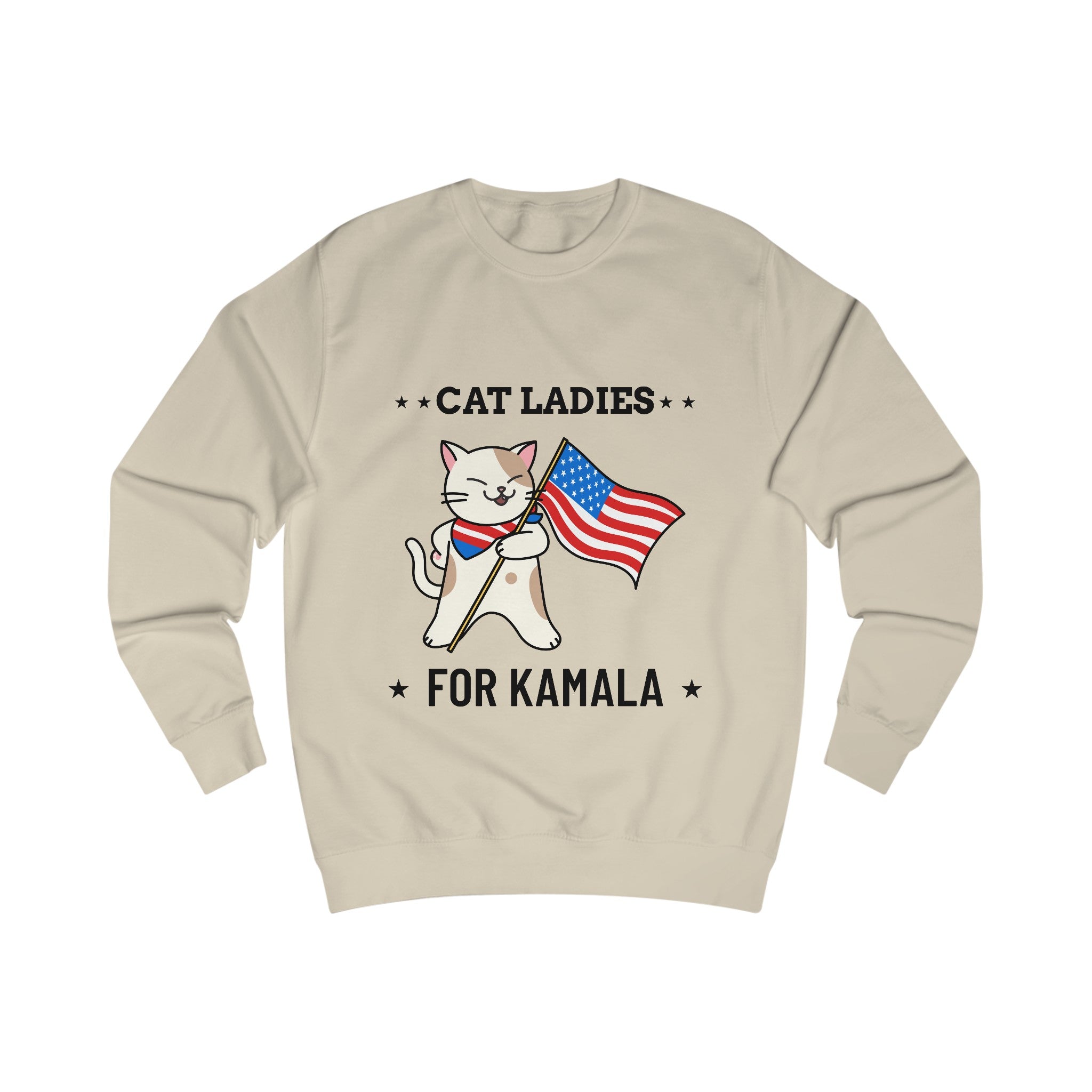 Cat Ladies For Kamala Long Sleeve O Neck Sweatshirt