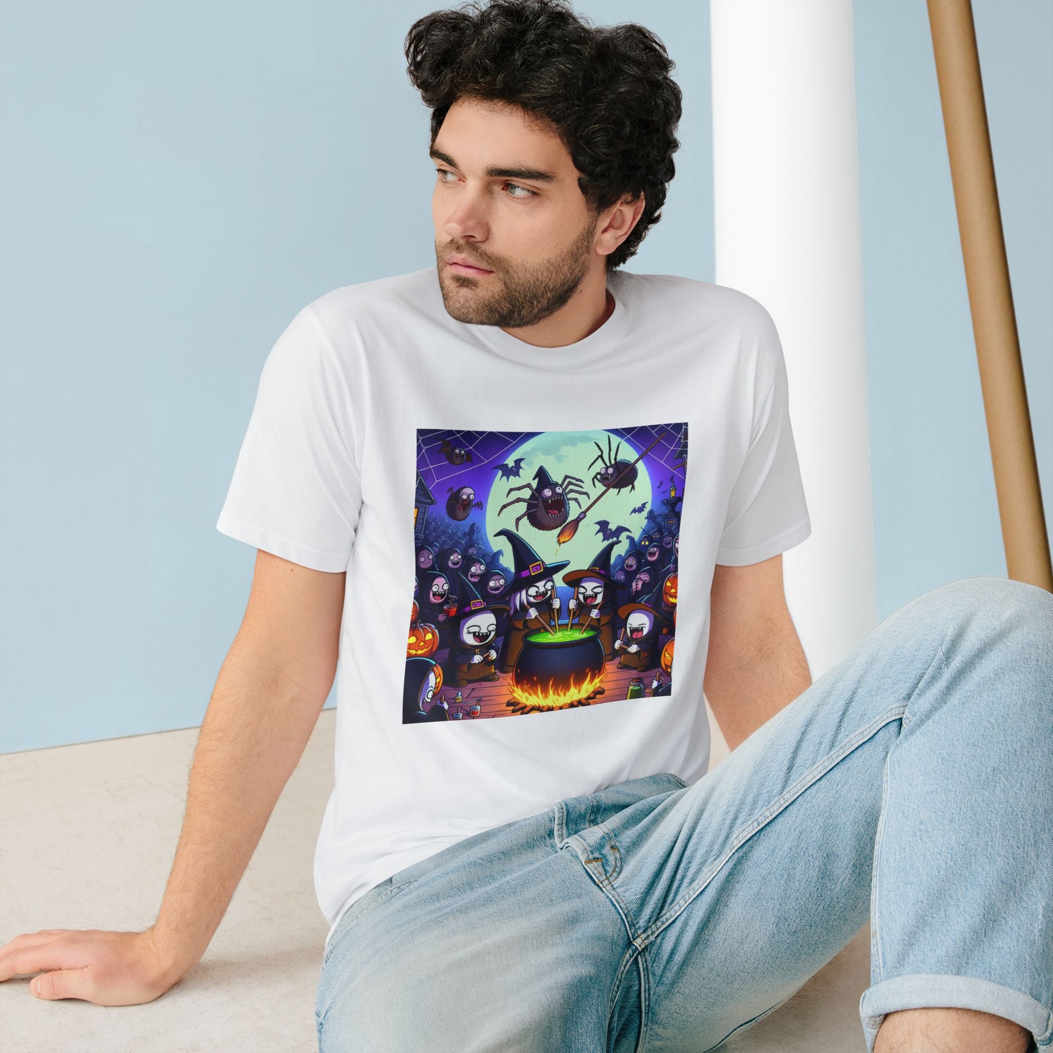 "Classic Spooky Portrayal - Halloween T-Shirt"